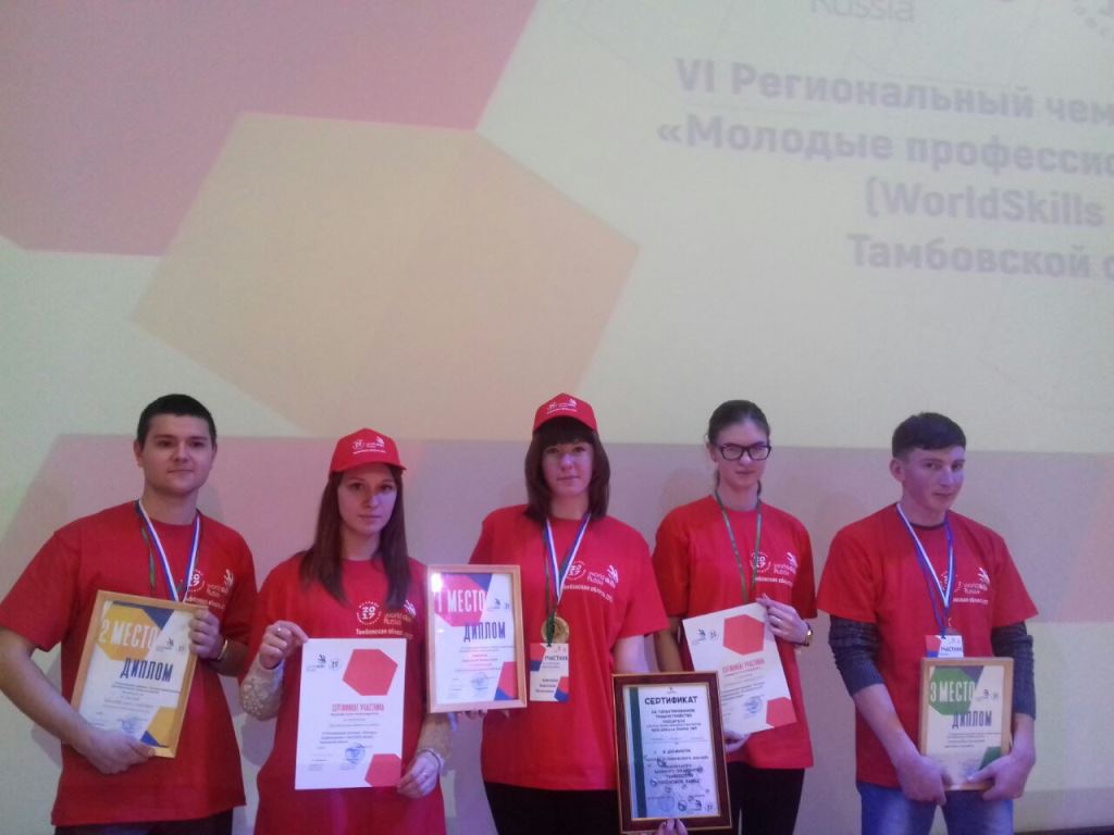 VI региональный чемпионат "Молодые профессионалы" 